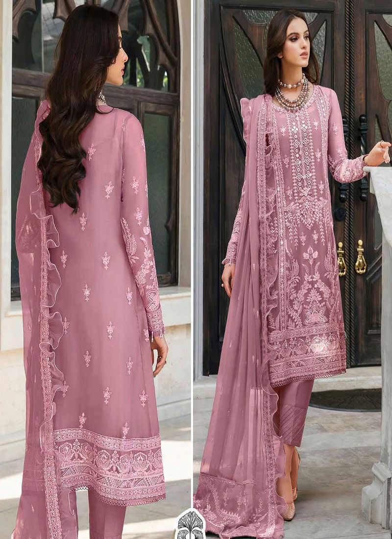 Zaha Sersha Vol 1 Designer Organza Pakistani Suits Catalog